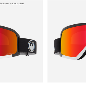 DRAGON DRAGON DX3 PLUS OTG Snow Goggles with Bonus Lens