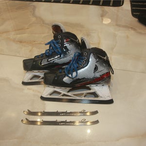 Bauer Vapor 2X Pro Hockey Goalie Skates Regular Width 8 (Used)