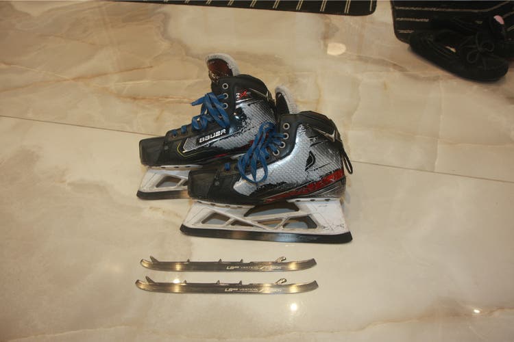 Bauer Vapor 2X Pro Hockey Goalie Skates Regular Width 8 (Used)