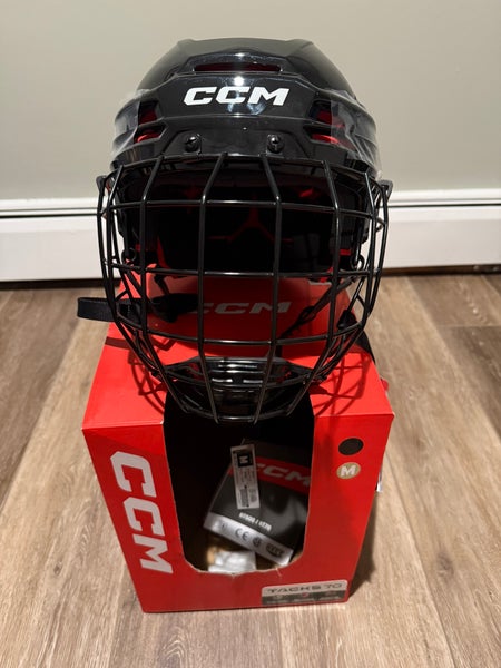 Medium CCM Tacks 70 Helmet and cage (New)