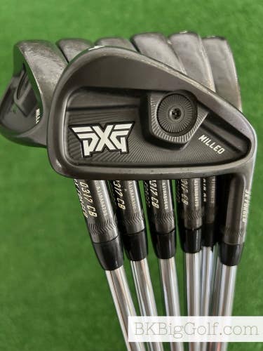 PXG 0317 CB Black Forged Iron Set 4-W / Project X LZ 6.5 Extra Stiff