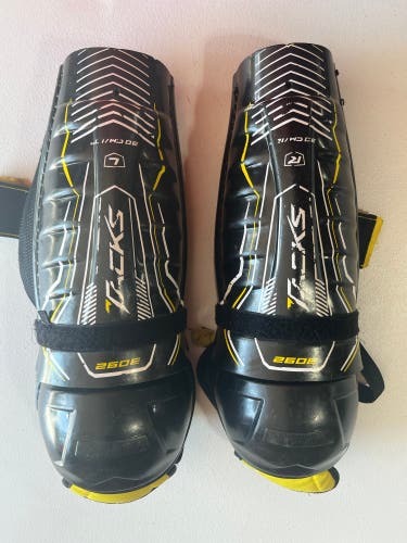 Junior CCM Tacks 12" Shin Pads (Used)