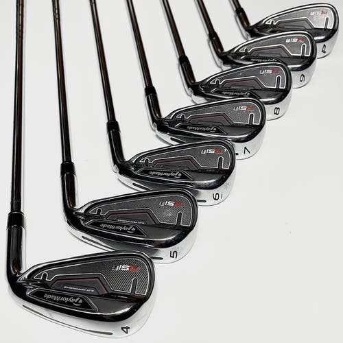 Taylormade RSi 1 Iron Set 4-9, PW Right Handed Stiff Flex Steel Shafts