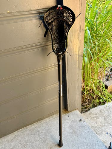 STX Hyper Power on STX Carbon X Black - Professionally Strung (complete stick)