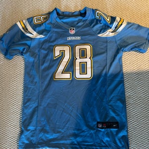 Powder blue stitched Melvin Gordon youth XL Boys Nike Jersey (Used)