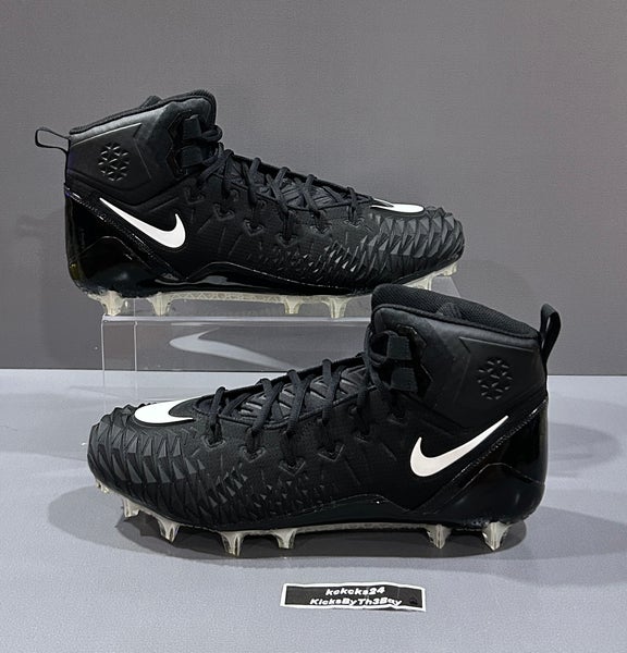 Size 15 Nike Force Savage Pro TD Football Cleats Black AJ6605-005