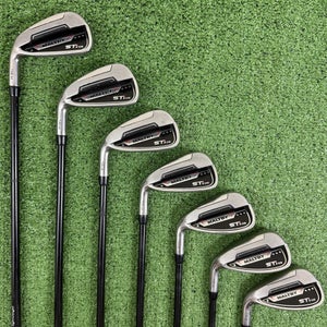 Maltby STi OS PF701+ Iron Set 6-PW GW SW Graftech GT 65 Stiff Flex Left Handed