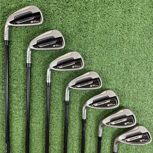 Maltby STi OS PF701+ Iron Set 6-PW GW SW Graftech GT 65 Stiff Flex Left Handed