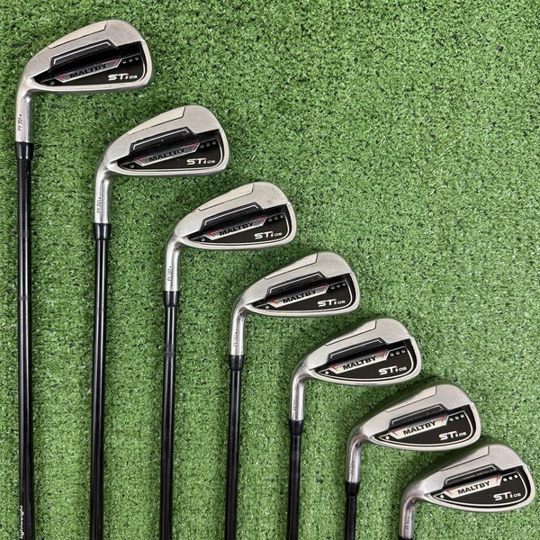 Maltby STi OS PF701+ Iron Set 6-PW GW SW Graftech GT 65 Stiff Flex Left Handed