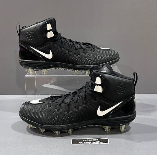 Size 13 Nike Force Savage Pro TD Football Cleats Black Promo
