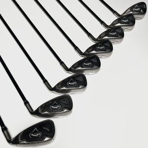 Callaway Fusion Iron Set 4-9, PW, SW Right Handed Regular Flex Graphite Shaft