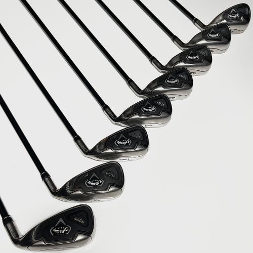 Callaway Fusion Iron Set 4-9, PW, SW Right Handed Regular Flex Graphite Shaft