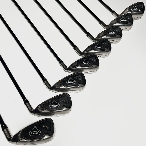 Callaway Fusion Iron Set 4-9, PW, SW Right Handed Regular Flex Graphite Shaft