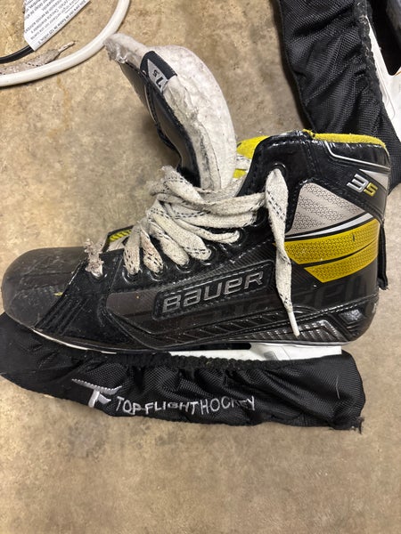 Bauer Supreme 3S Hockey Goalie Skates Regular Width 7.5 (Used)
