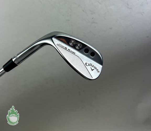 Left Handed Callaway Jaws Raw S Grind Wedge 54*-10 Wedge Flex Steel Golf Club