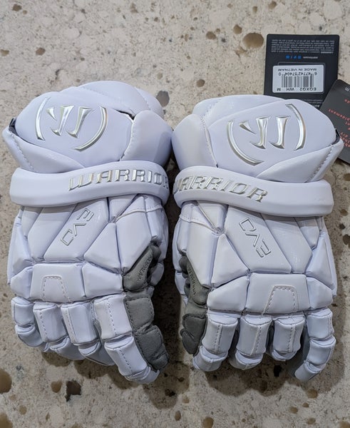 Warrior EVO QX Lacrosse Gloves Medium (New)