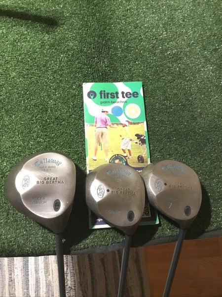 Callaway Ladies Great Big Bertha War Bird Woods Set (D, 5W, 7W) Gems UL Graphite