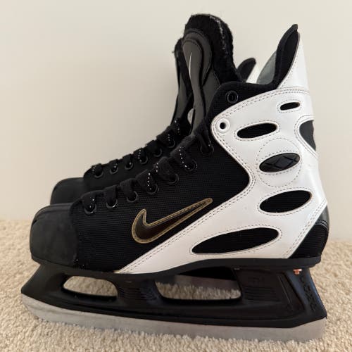 Excellent Condition Nike Air Zoom Hockey Skates Black/White Senior Size 8 (263mm)