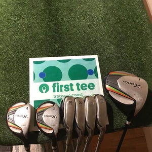 Tour X 2 Juniors Set (Driver, 4H, 5H, 8-PW-SW) Steel & Graphite Shafts