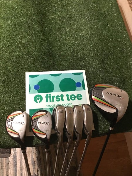 Tour X 2 Juniors Set (Driver, 4H, 5H, 8-PW-SW) Steel & Graphite Shafts