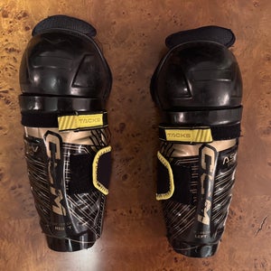 Youth CCM Tacks AS-V Pro 10" Shin Pads (Used)