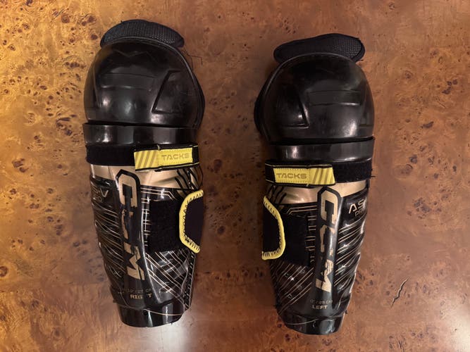 Youth CCM Tacks AS-V Pro 10" Shin Pads (Used)