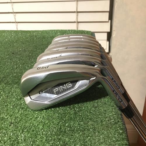 Ping G425 Black Dot Irons Set (5-PW-GW) Regular AWT 2.0 Steel Shafts