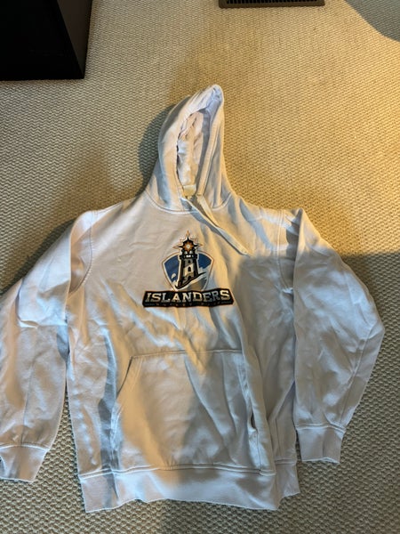 Islanders hockey club USPHL White Men's Large Sweatshirt (Used)