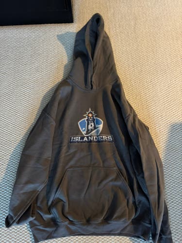 Gray Islanders hockey club USPHL Men's Large Sweatshirt (Used)