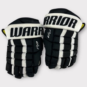 Pro Stock Used 14" Warrior Dynasty AX1 Pittsburgh Penguins Hockey Gloves
