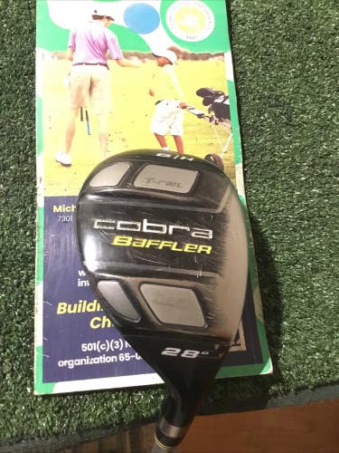 Cobra Baffler T-Rail 28* 6 Hybrid Seniors 65g Tour AD Graphite Design Shaft