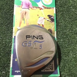 Ping Left Handed Ladies G5L 22* 5 Wood Graphite ULT 50F Shaft (LH) 41