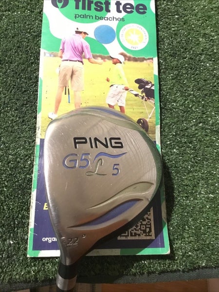 Ping Left Handed Ladies G5L 22* 5 Wood Graphite ULT 50F Shaft (LH) 41