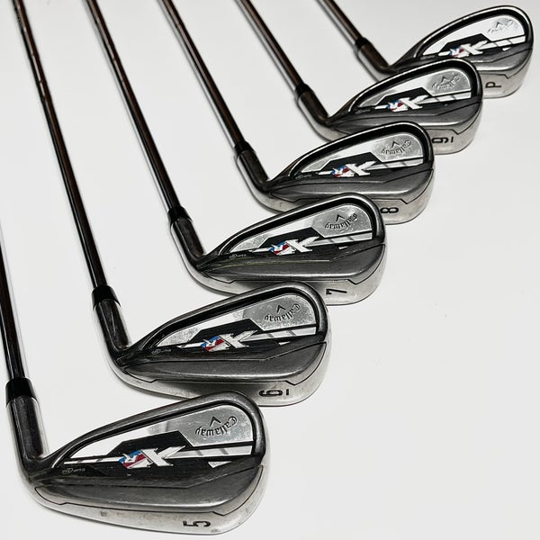 Callaway XR Iron Set 5-9, PW Right Handed Regular Flex Steel Shafts
