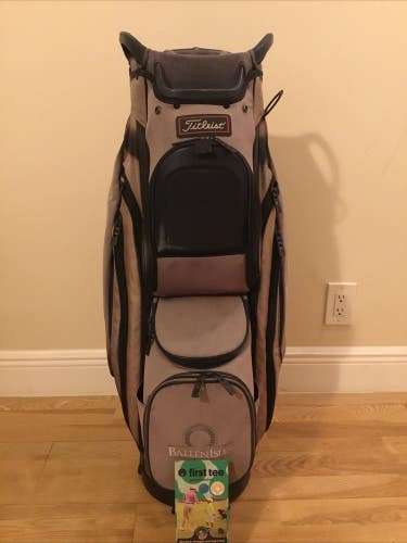 Titleist Cart 15 Golf Bag with 15-way Dividers & Rain Cover