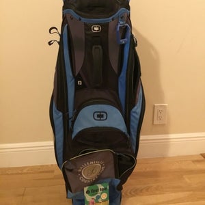 OGIO Cirrus Cart Golf Bag with 15-way Dividers & Rain Cover (2 Broken Zippers)