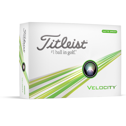 TITLEIST VELOCITY MATTE GREEN 2024 GOLF BALL
