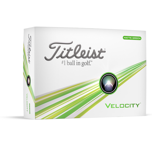 TITLEIST VELOCITY MATTE GREEN 2024 GOLF BALL
