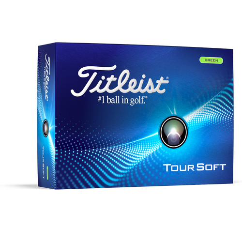 TITLEIST TOUR SOFT GREEN 2024 GOLF BALL