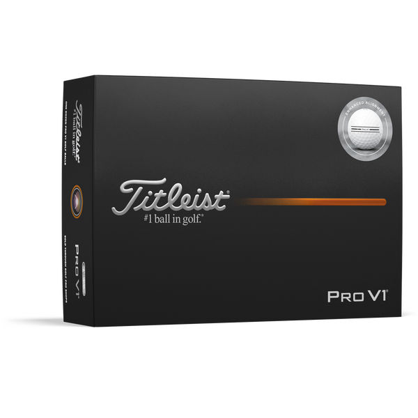TITLEIST 2025 PRO V1 GOLF BALL ENHANCED ALIGNMENT GOLF BALL