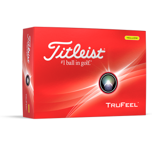 TITLEIST TRUFEEL YELLOW 2024 GOLF BALL