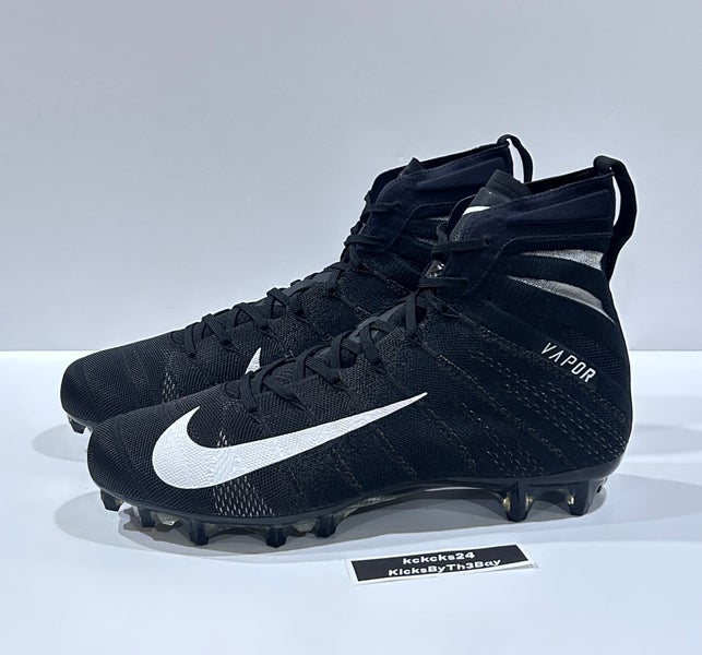 Size 12.5 Nike Vapor Untouchable 3 Elite Football Cleats Black AO3006-010