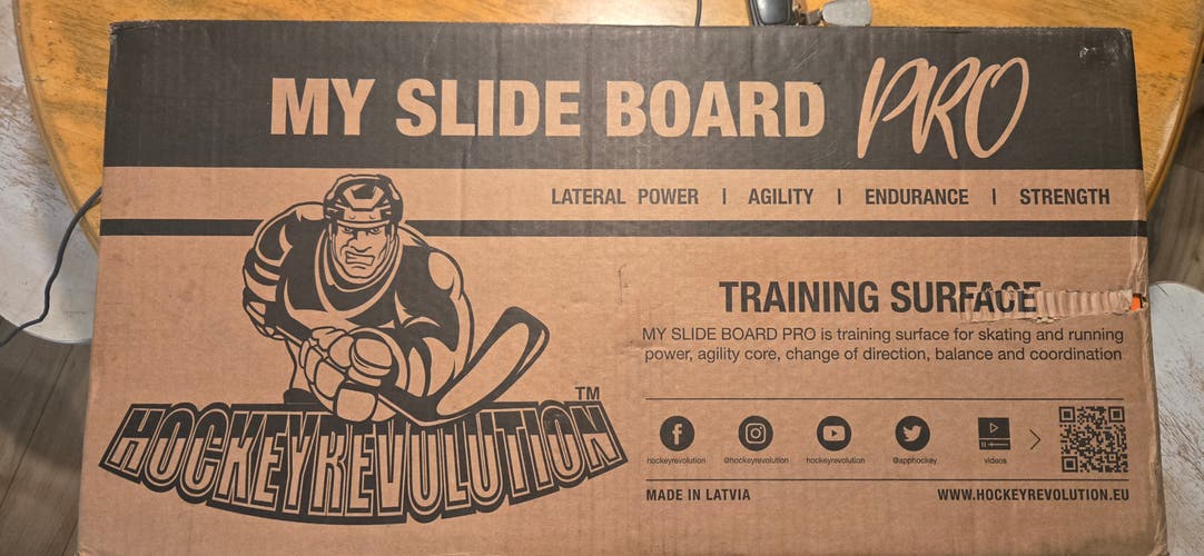(New) MY SLIDEBOARD PRO - Hockey Slide Board Pro Training Tool