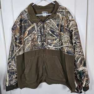 Drake Waterfowl Eqwader Jacket Mens 3XL Realtree Max-5 Camo Hunting Full Zip