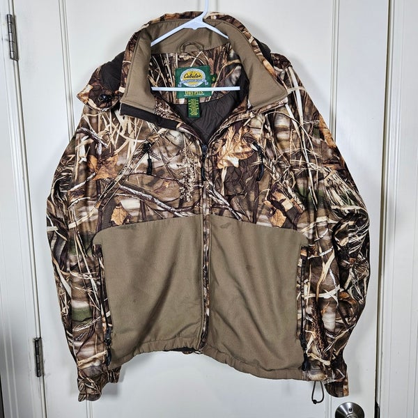 Cabelas Dry-Plus Camo Jacket Men's Size: XL Insulated Hunting Weatherproof