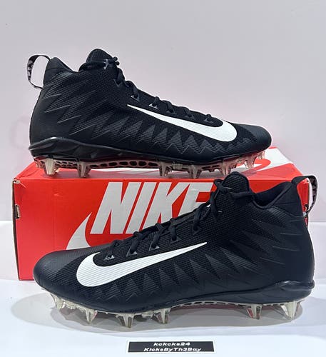 Size 16 Nike Alpha Menace Pro Mid TD Football Cleats Black AJ6604-004 NIB
