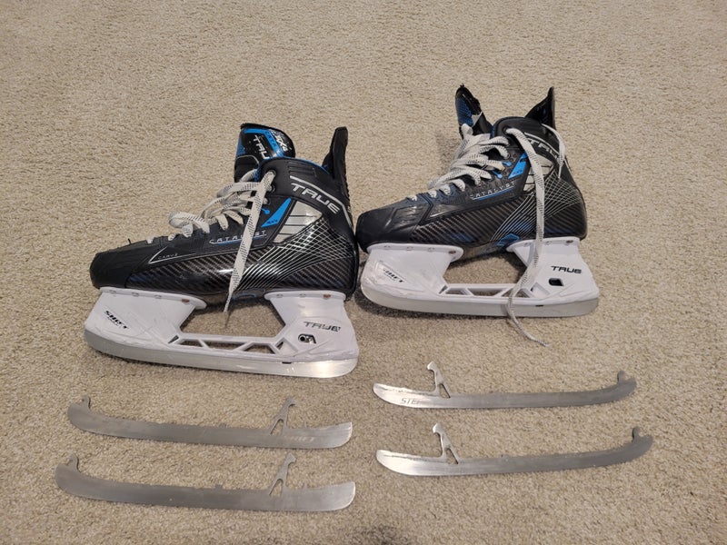 True Catalyst 5X4 Hockey Skates Regular Width 11 (Used)
