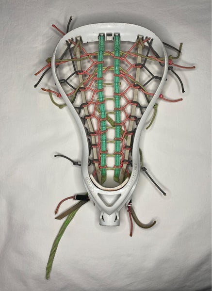 Debeer Women's Lacrosse Head Strung White Used DB Lax Tempest Pro