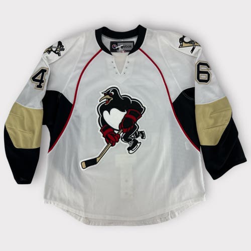 Pro Stock Game Used Wilkes-Barre/Scranton Penguins Preseason Home Jersey Bird