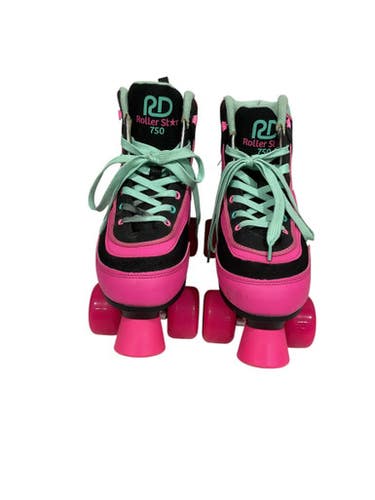 Used RollerDerby Senior Roller Quad Skates Pink Senior 9 11847-S000029257